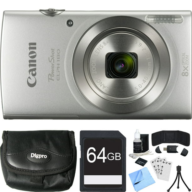 Case for Canon PowerShot Point and Shoot Camera and Screen Protector Tripod 